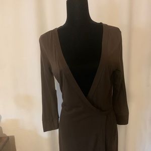 Talula Babaton wrap dress(Aritzia)